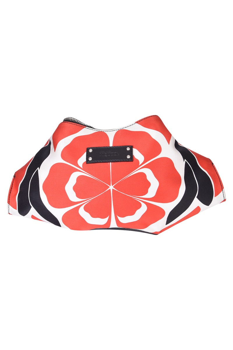 Alexander Mcqueen Manta Satin Clutch