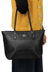 coach-black-leather-classic-tote-bag