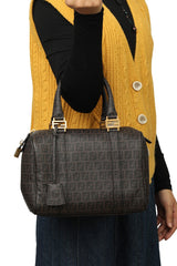 Fendi Bauleto Monogram Boston Bag