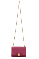Salvatore Ferragamo Magenta Vara Bow Sling Bag