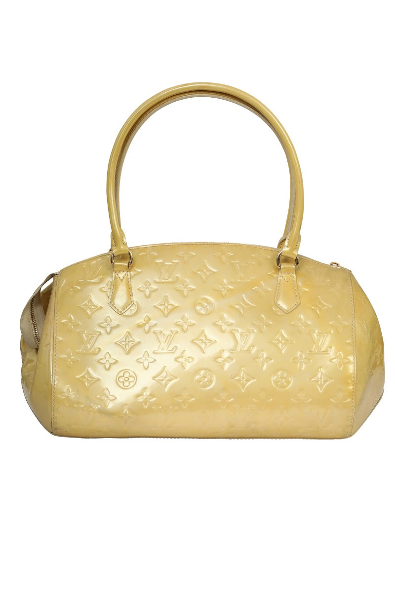 Louis Vuitton Yellow Vernis Sherwood Pm Bag