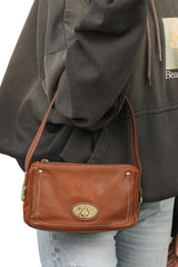 Bally Brown Leather Shoulder Bag