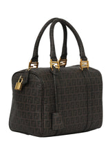 Fendi Bauleto Monogram Boston Bag