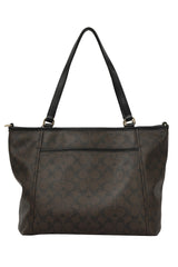 Coach Monogram Brown/Black Canvas Classic Tote Bag