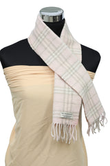 Burberry Pink Nova Check Muffler