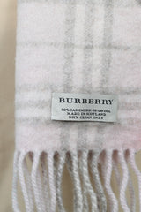 Burberry Pink Nova Check Muffler