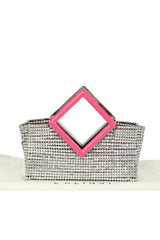 Lalingi Noora Crystal Pink/Silver Handbag