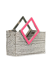 Lalingi Noora Crystal Pink/Silver Handbag