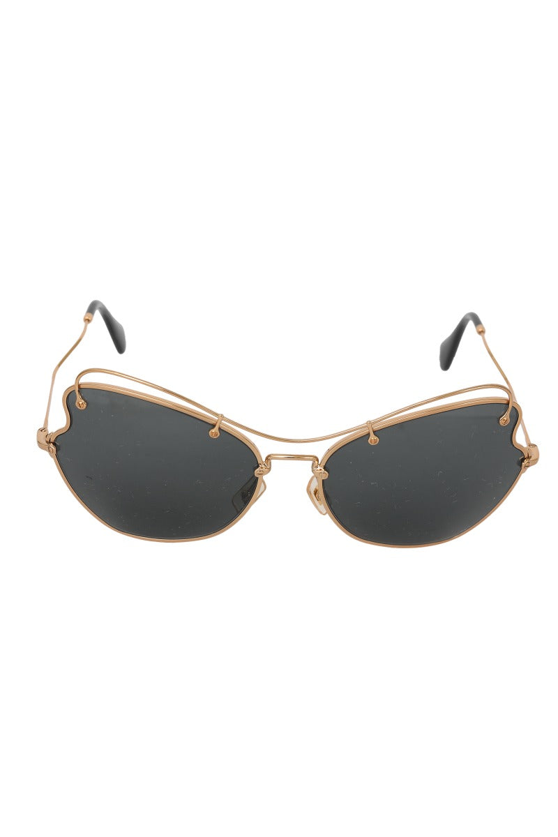 Miu Miu Butterfly Black Sm56R Sunglasses