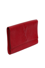 Yves Saint Laurent Red Patent Belle De Jour Clutch