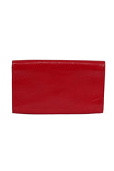 Yves Saint Laurent Red Patent Belle De Jour Clutch