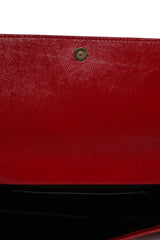 Yves Saint Laurent Red Patent Belle De Jour Clutch
