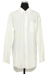 Christian Dior Size L White Stripped Formal Mens Shirt