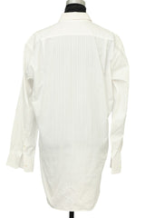Christian Dior Size L White Stripped Formal Mens Shirt