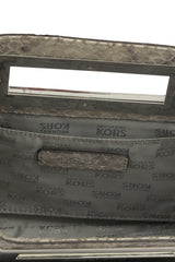 Michael Kors Snake Print Embossed Clutch