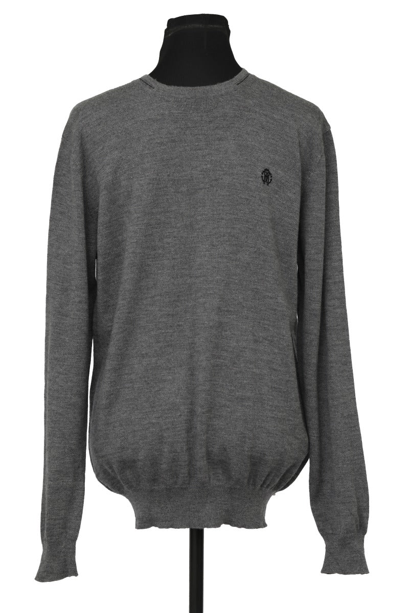roberto-cavalli-size-l-grey-lana-wool-sweater