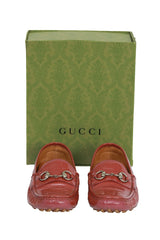 Gucci EU 38 Horsebit Patent Leather Loafers