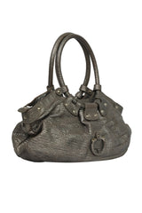 Salvatore Ferragamo Silver Metallic Hobo Shoulder Bag