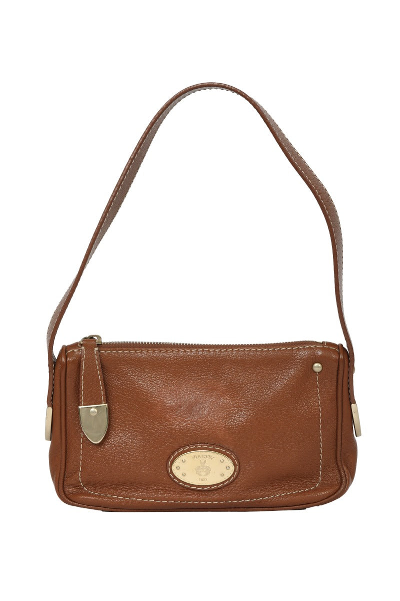 Bally Brown Leather Shoulder Bag