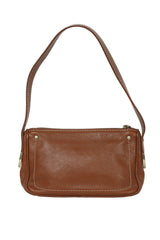 Bally Brown Leather Shoulder Bag