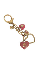 Louis Vuitton Gold Heart Charms