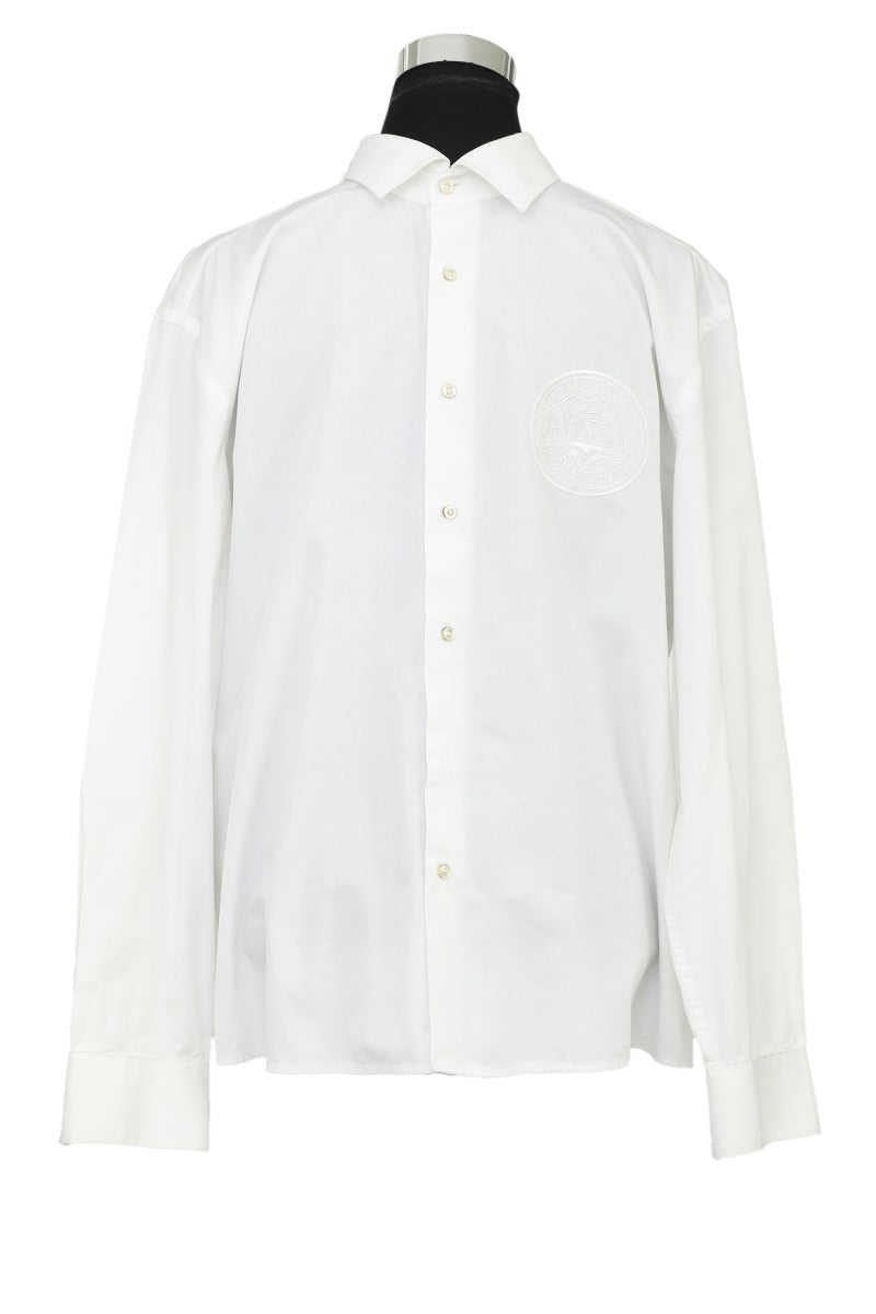Balmain Xl White Logo Shirt