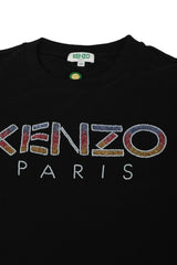 Kenzo Xs Multicolor Sequins Logo T-Shirt