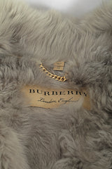 Burberry Size M Lamb Leather Fur Coat
