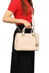 Michael Kors Edith Medium Saffiano Leather Satchel Bag