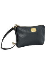 Michael Kors Jet Set Blue Leather Wristlet