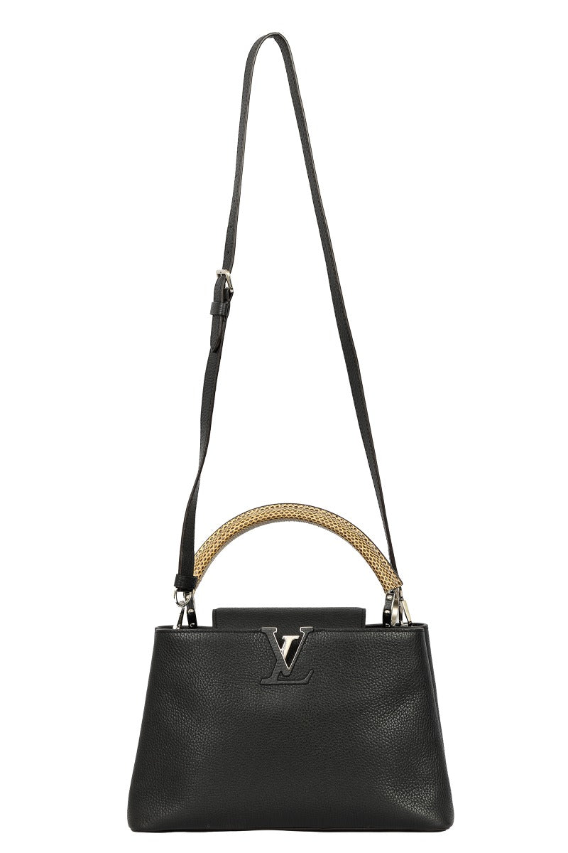 Louis Vuitton Capucines Python Handle Pm Handbag