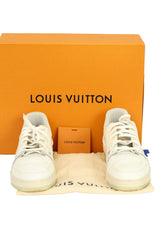 Louis Vuitton Size 6.5 White Leather Trainer Sneakers