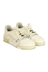 Louis Vuitton Size 6.5 White Leather Trainer Sneakers