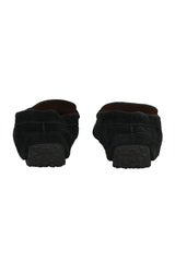 Bally Us 9 Snake Embossed Black Loafers