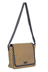 Gucci Monogram Canvas Beige Messenger Bag