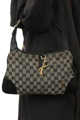 Gucci Gray Guccissima Vintage Canvas Jackie Handbag