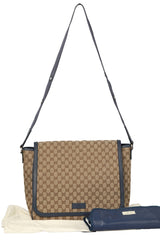 Gucci Monogram Canvas Beige Messenger Bag