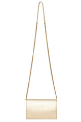 Yves Saint Laurent Golden Shimmer Envelope Wallet On Chain
