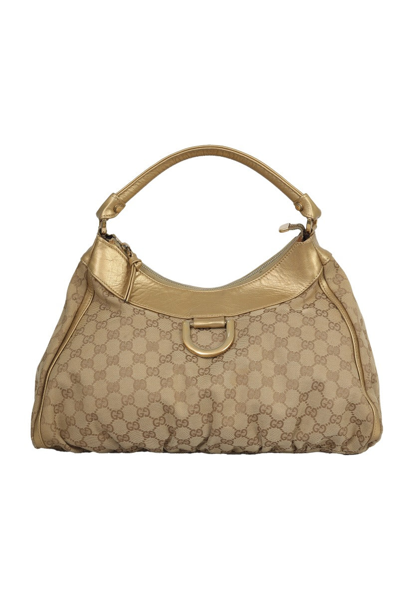 Gucci Golden D-Ring Guccissima Handbag