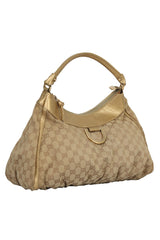 Gucci Golden D-Ring Guccissima Handbag