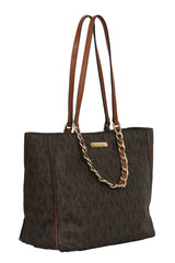 Michael-Kors-Monogram-Brown-Tote-Bags