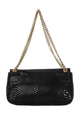 michael-kors-black-python-effect-leather-hamilton-flap-shoulder-bag