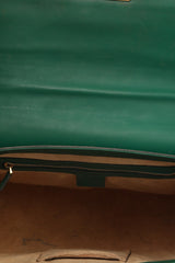 Gucci Supreme Guccissima Green Leather Top Handle Bag