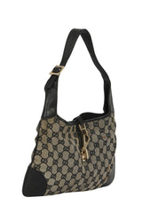 Gucci Gray Guccissima Vintage Canvas Jackie Handbag