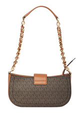 michael-kors-carmen-brown-monogram-pouchette-shoulder-bag