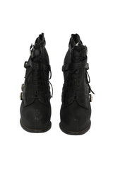 Christian Dior Size 40 Buckled Heeled Boots