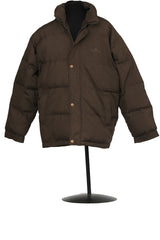 Balenciaga Size S Brown Quilted Puffer Jacket