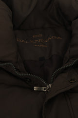 Balenciaga Size S Brown Quilted Puffer Jacket