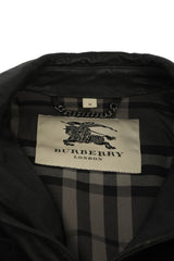 Burberry Size L Black Leather Jacket