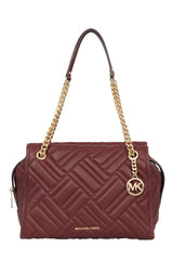 Michael Kors Kathy Medium Satchel Quilted Leather Bag